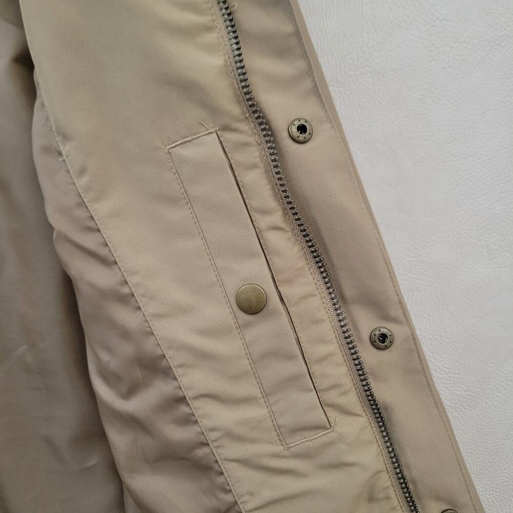 Vintage Route 66 Jacket Mens Size Medium Khaki Military Style Full Zip Retro - Picture 5 of 10